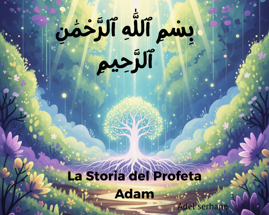 Scopri la storia del Profeta Adam, dalla sua creazione al suo pentimento, in un racconto illustrato unico e profondo. Un viaggio spirituale attraverso la misericordia e la sapienza di Allah (swt).